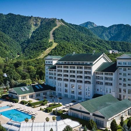 Qafqaz Riverside Hotel Gabala Exterior foto The hotel